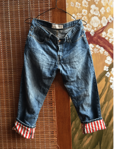vintage Marni cuffed jeans.